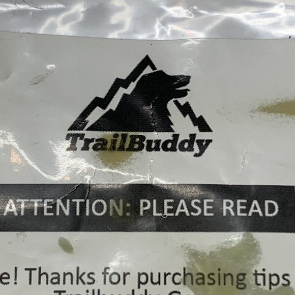 Pack Of 6 TrailBuddy Walking Stick Tips Replacement Rubber Cane Tips - Picture 2 of 4